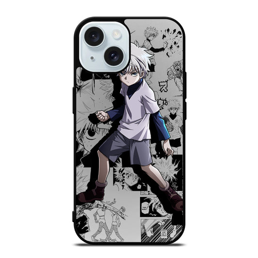 KILLUA HUNTER X HUNTER COMIC iPhone 15 Case Cover