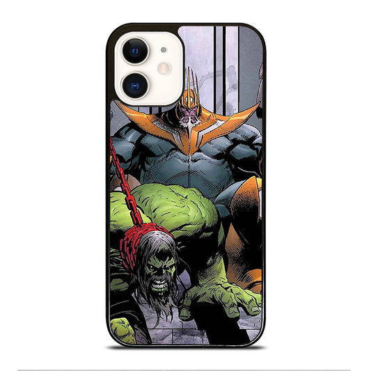 KING THANOS MARVEL CARTOON iPhone 12 Case Cover