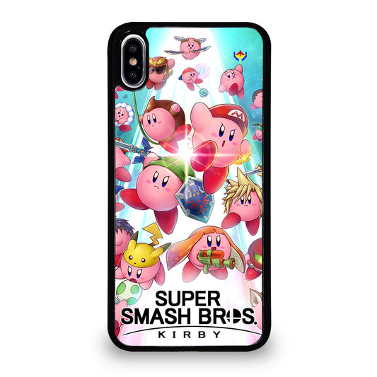KIRBY SUPER SMASH BROS GAME 3 iPhone XS Max Case Cover