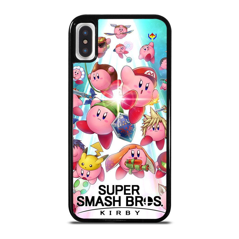 KIRBY SUPER SMASH BROS GAME 3 iPhone X / XS Case Cover