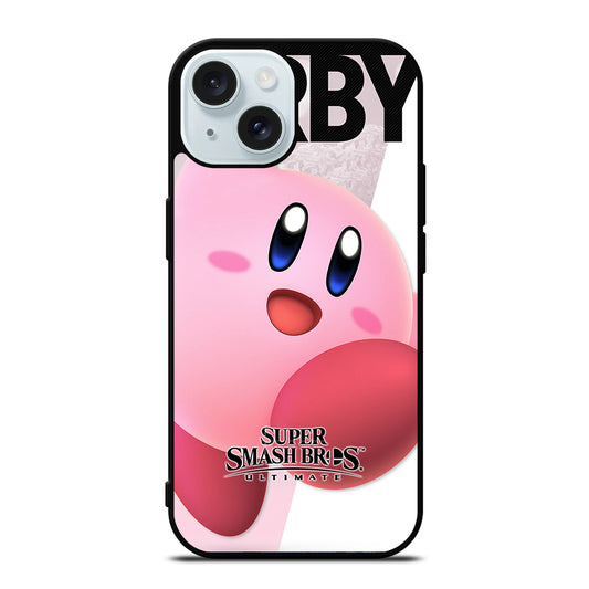 KIRBY SUPER SMASH BROS GAME 1 iPhone 15 Case Cover