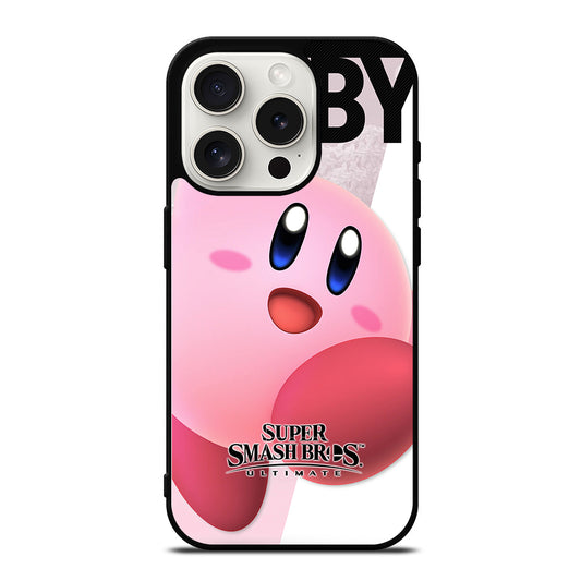 KIRBY SUPER SMASH BROS GAME 1 iPhone 15 Pro Case Cover