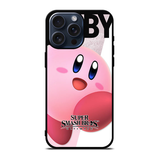KIRBY SUPER SMASH BROS GAME 1 iPhone 15 Pro Max Case Cover