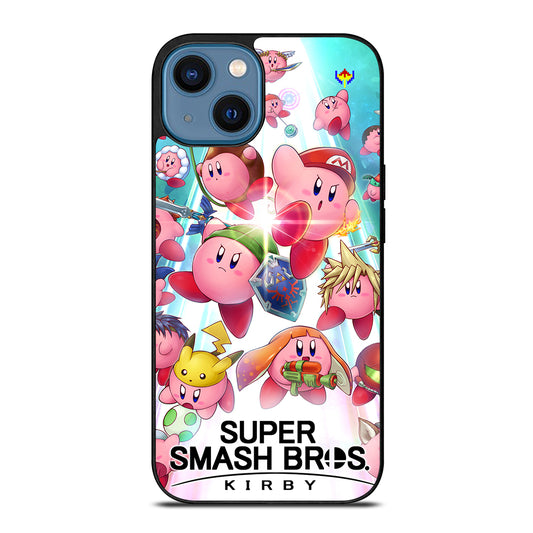 KIRBY SUPER SMASH BROS GAME 3 iPhone 14 Case Cover
