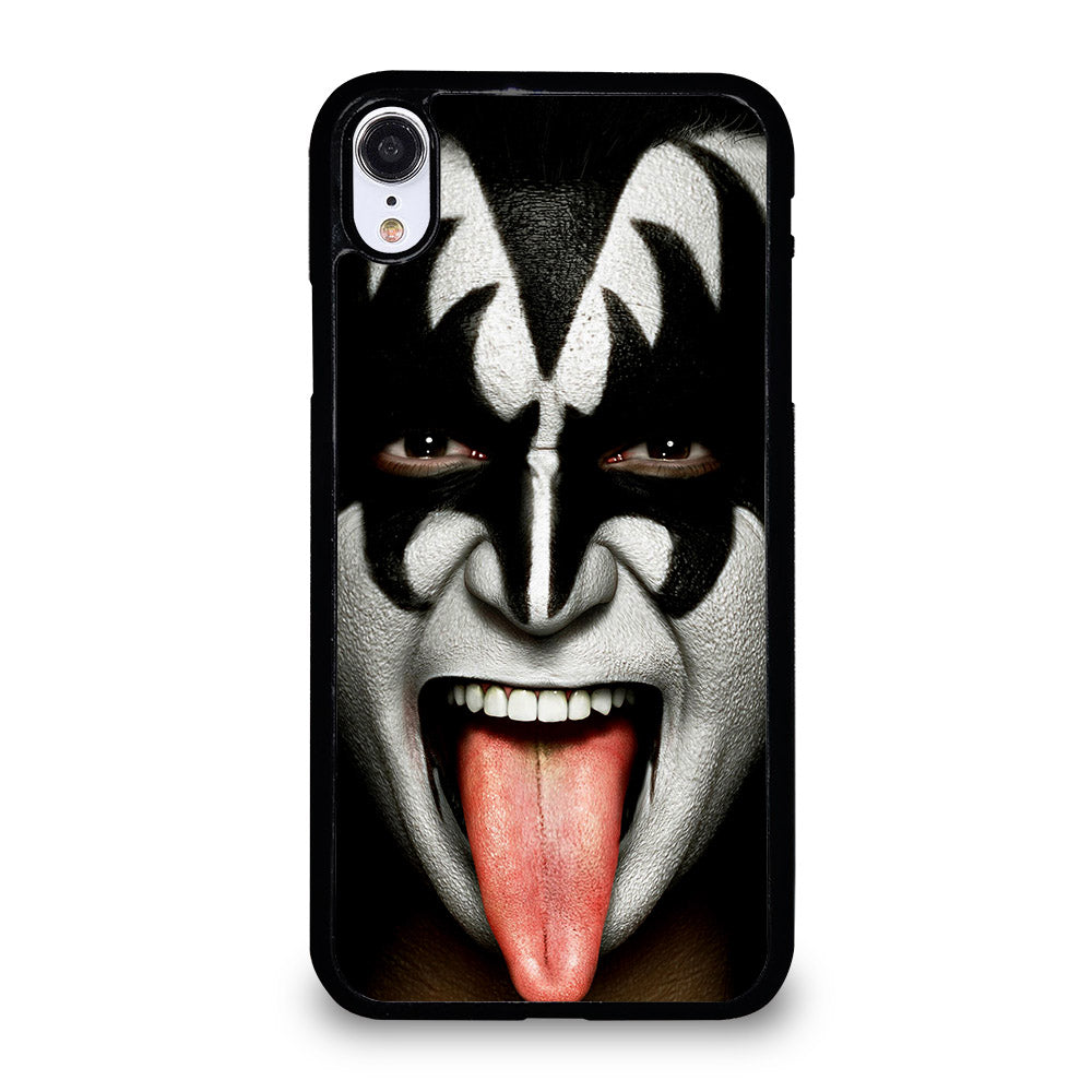 KISS BAND GENE SIMMONS FACE iPhone XR Case Cover