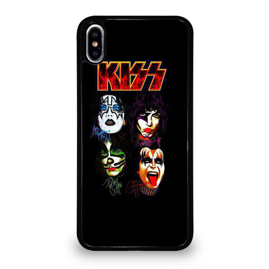 KISS BAND SIGNATURE iPhone XS Max Case Cover