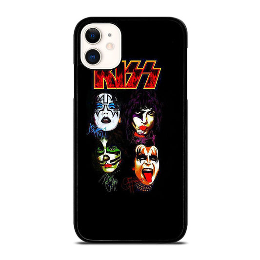 KISS BAND SIGNATURE iPhone 11 Case Cover