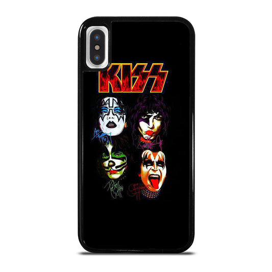 KISS BAND SIGNATURE iPhone X / XS Case Cover