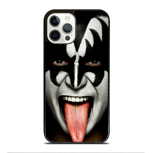 KISS BAND GENE SIMMONS FACE iPhone 12 Pro Case Cover