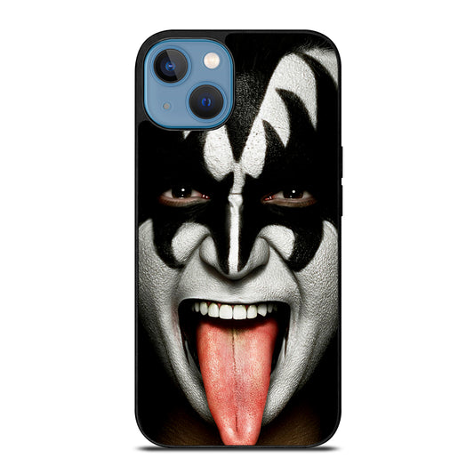 KISS BAND GENE SIMMONS FACE iPhone 13 Case Cover