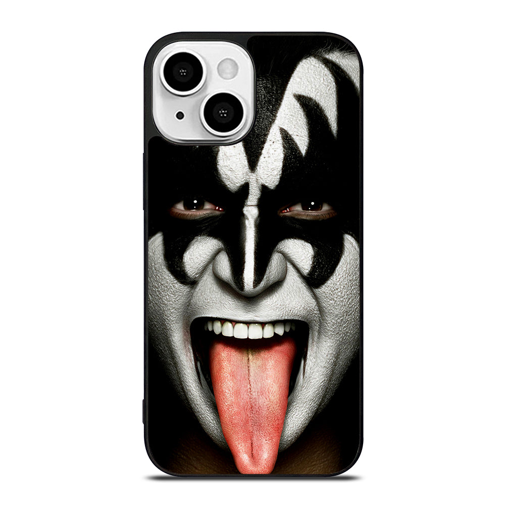 KISS BAND GENE SIMMONS FACE iPhone 13 Mini Case Cover