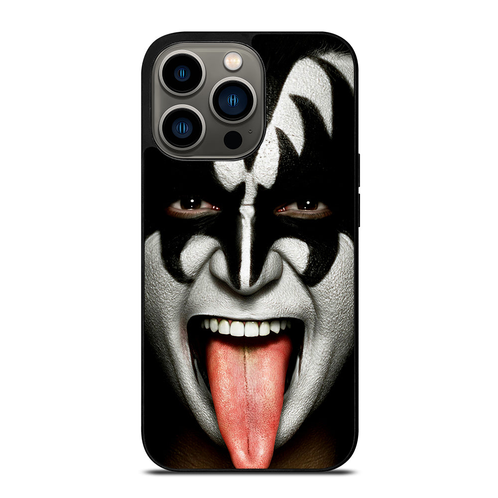 KISS BAND GENE SIMMONS FACE iPhone 13 Pro Case Cover