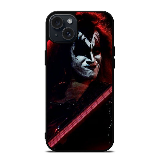 KISS BAND GENE SIMMONS iPhone 15 Plus Case Cover