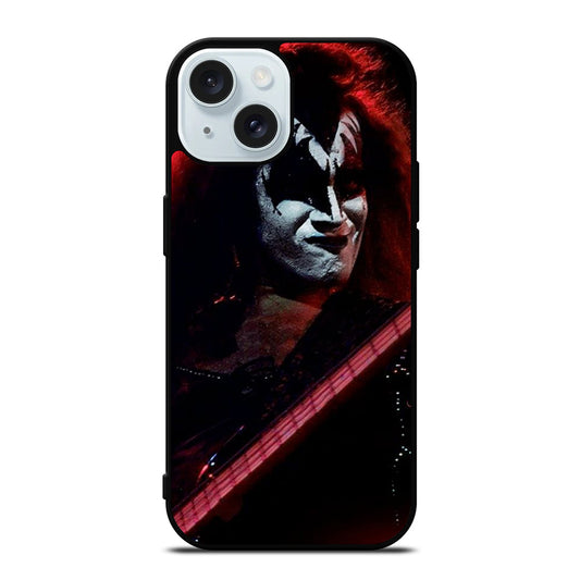 KISS BAND GENE SIMMONS iPhone 15 Case Cover
