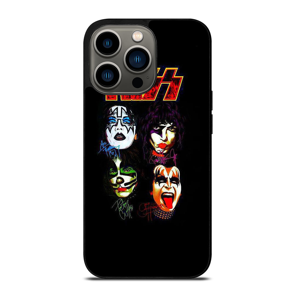 KISS BAND SIGNATURE iPhone 13 Pro Case Cover