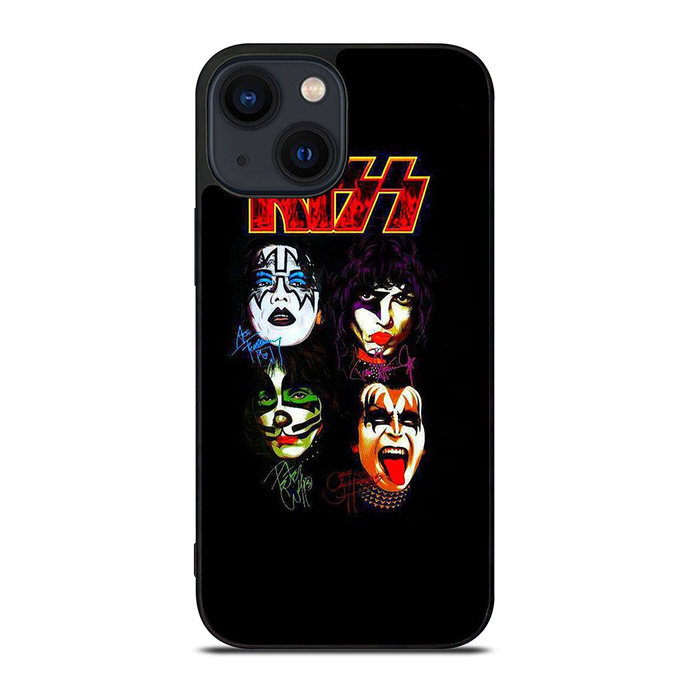 KISS BAND SIGNATURE iPhone 14 Plus Case Cover