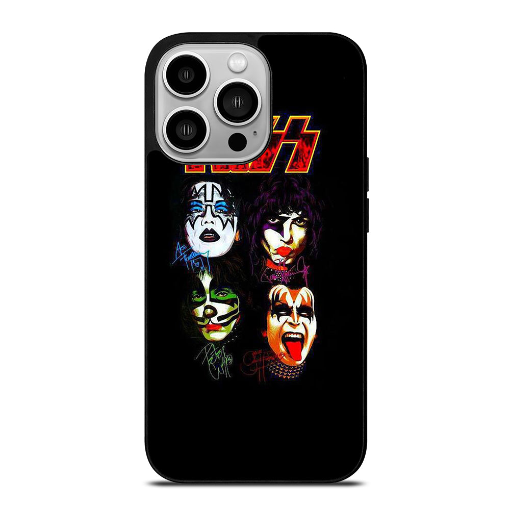 KISS BAND SIGNATURE iPhone 14 Pro Case Cover