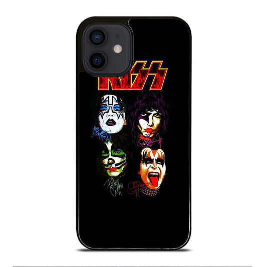 KISS BAND SIGNATURE iPhone 12 Mini Case Cover