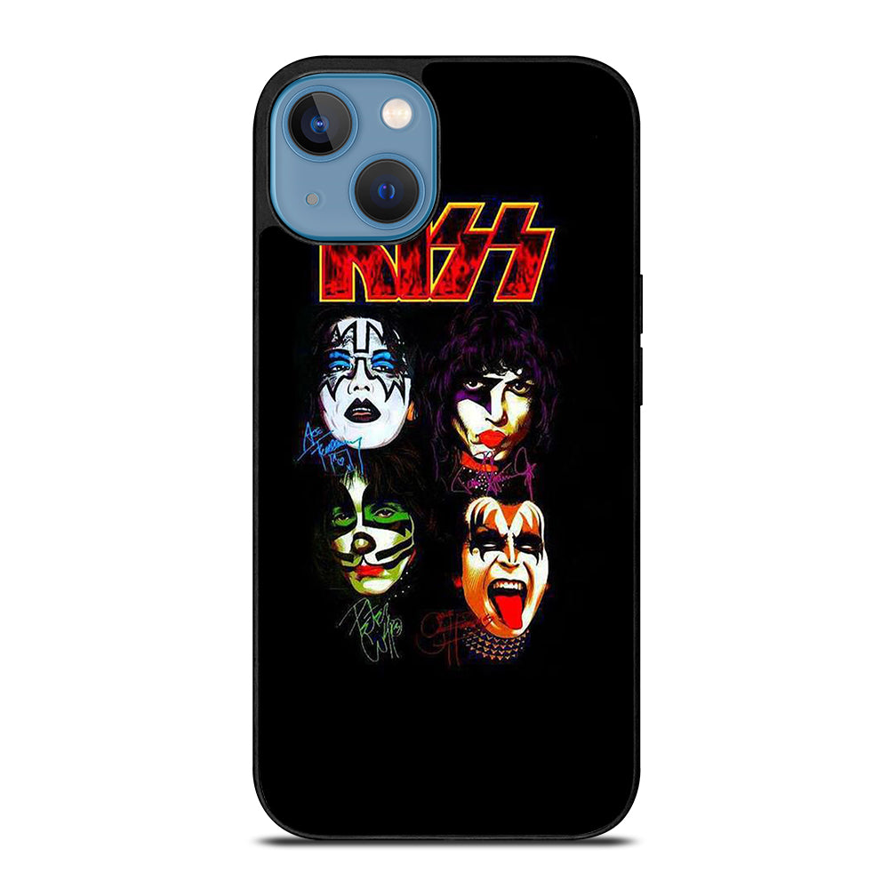 KISS BAND SIGNATURE iPhone 13 Case Cover