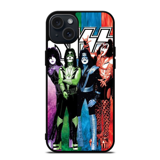 KISS METAL BAND iPhone 15 Plus Case Cover