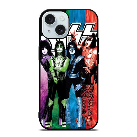 KISS METAL BAND iPhone 15 Case Cover