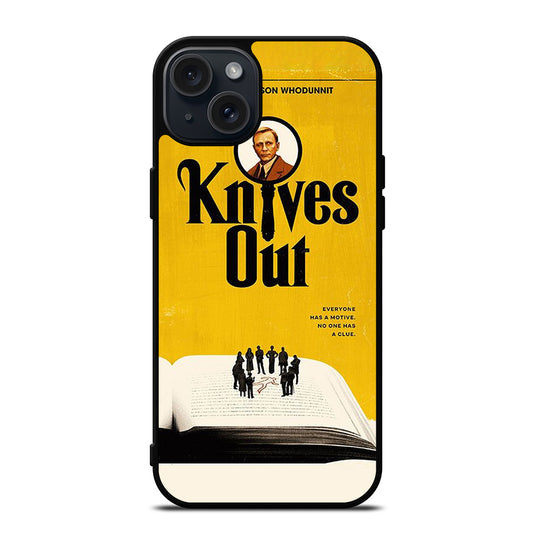 KNIVES OUT MOVIES POSTER iPhone 15 Plus Case Cover