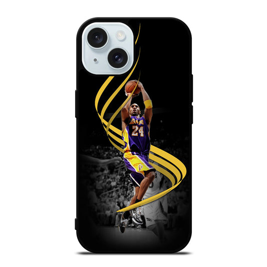KOBE BRYANT BASKETBALL iPhone 15 Case Cover