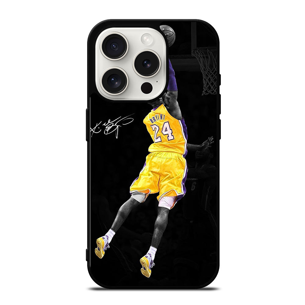 KOBE BRYANT SIGNATURE iPhone 15 Pro Case Cover
