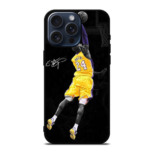 KOBE BRYANT SIGNATURE iPhone 15 Pro Max Case Cover