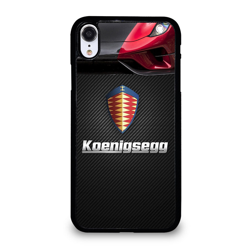 KOENIGSEGG CARBON LOGO iPhone XR Case Cover