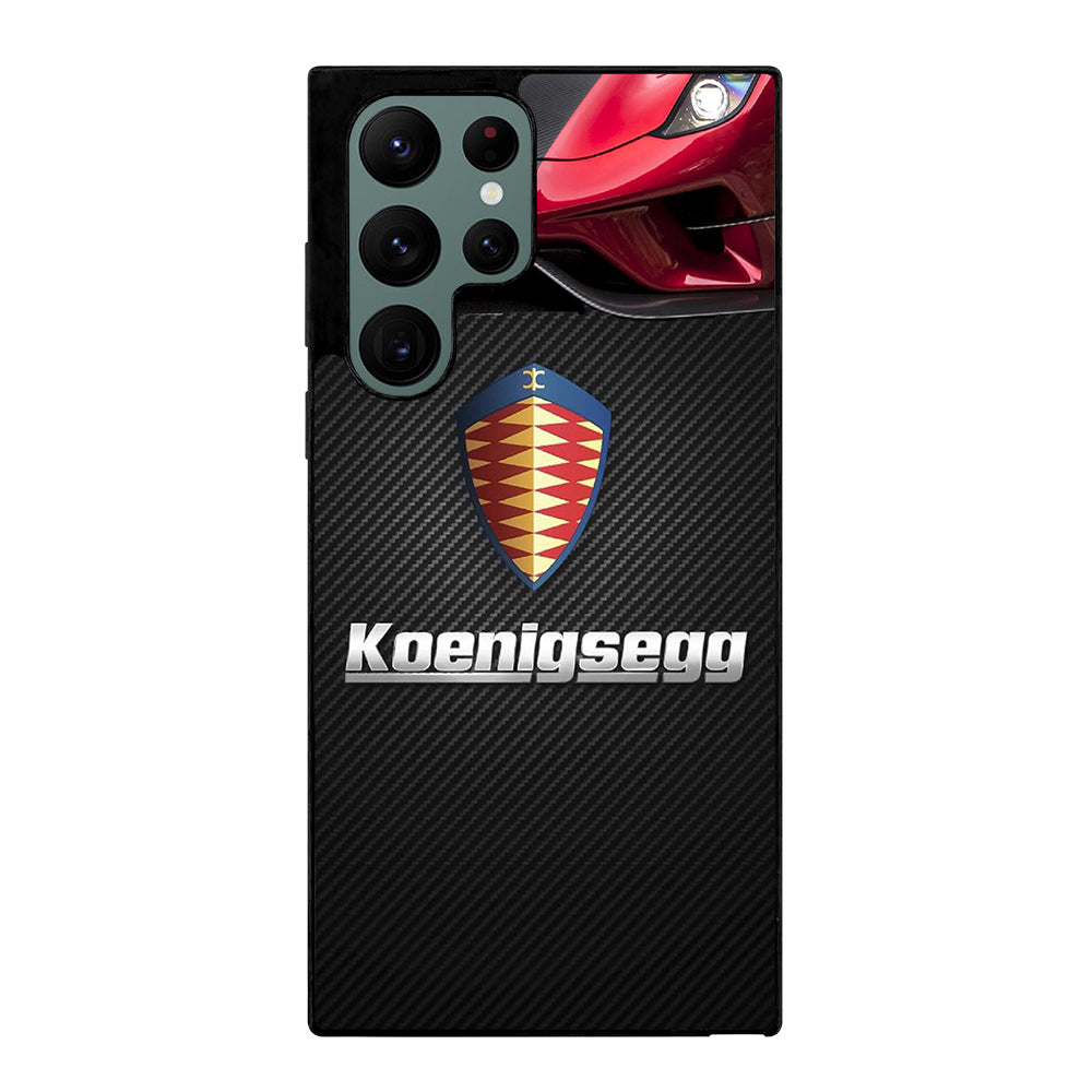 KOENIGSEGG CARBON LOGO Samsung Galaxy S22 Ultra Case Cover