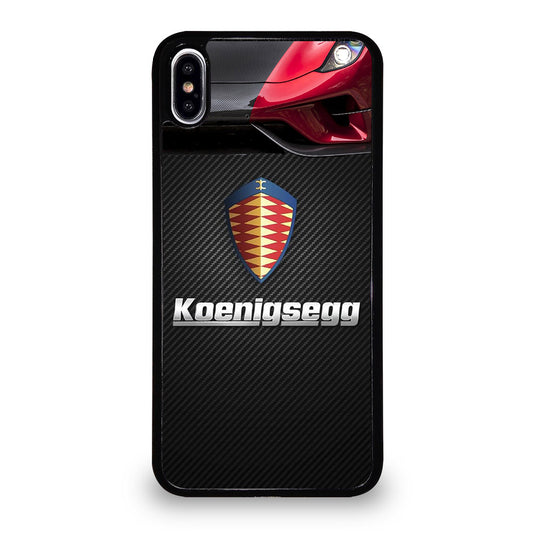 KOENIGSEGG CARBON LOGO iPhone XS Max Case Cover