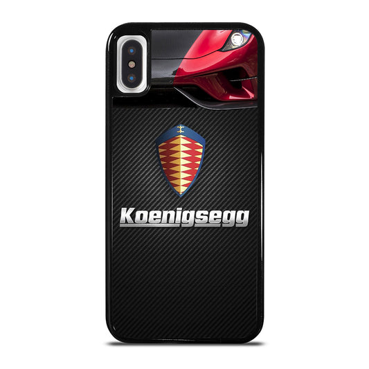 KOENIGSEGG CARBON LOGO iPhone X / XS Case Cover