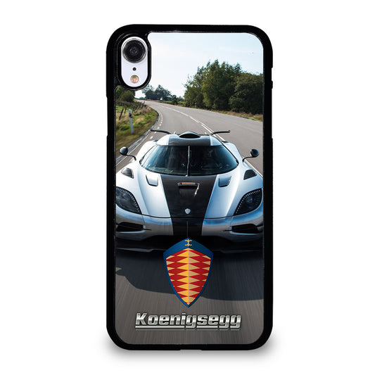 KOENIGSEGG CAR WHITE iPhone XR Case Cover