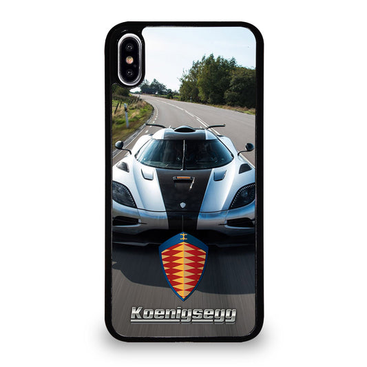 KOENIGSEGG CAR WHITE iPhone XS Max Case Cover
