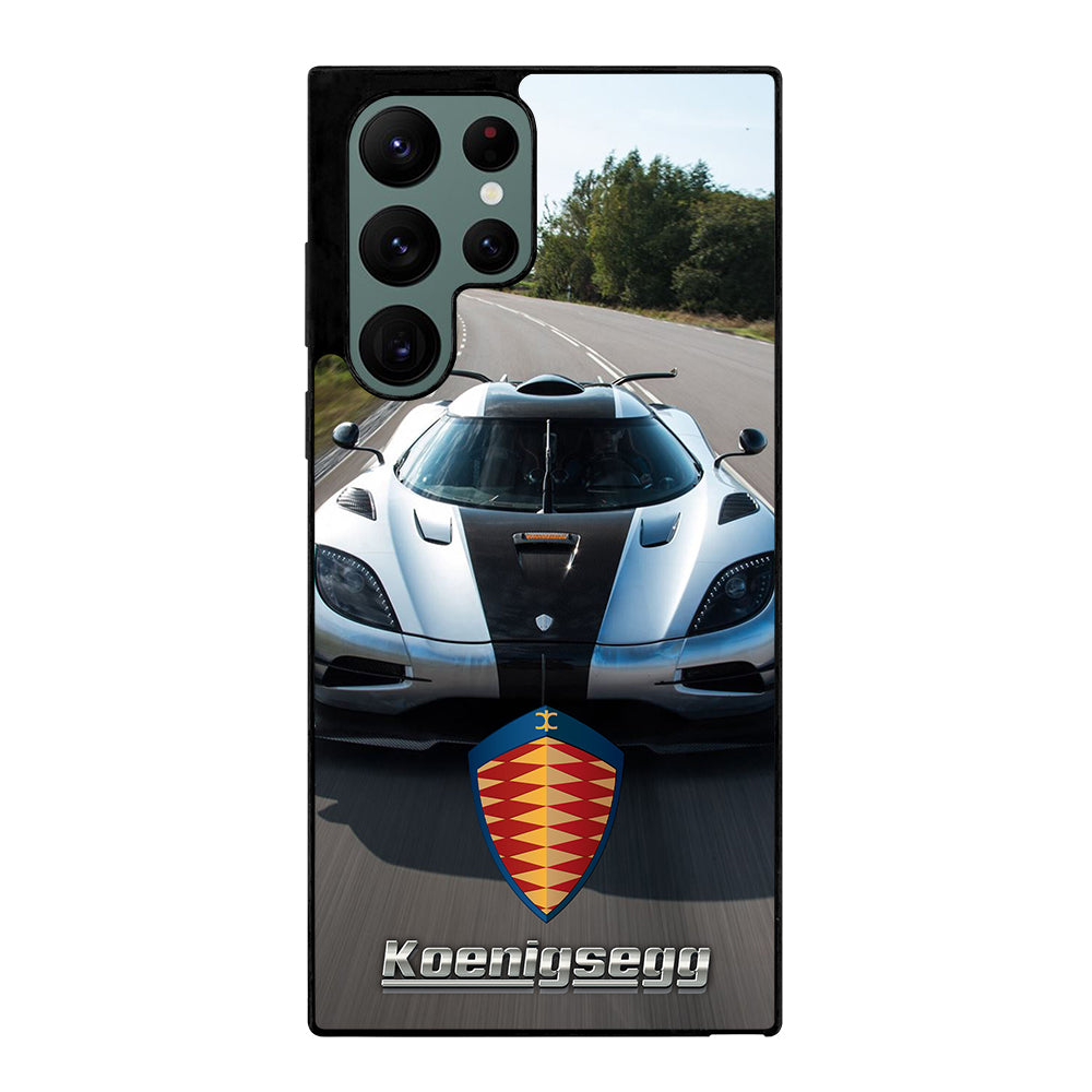 KOENIGSEGG CAR WHITE Samsung Galaxy S22 Ultra Case Cover