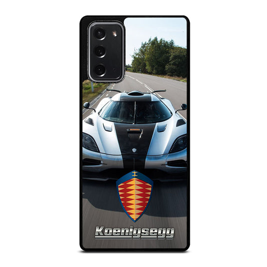 KOENIGSEGG CAR WHITE Samsung Galaxy Note 20 Case Cover