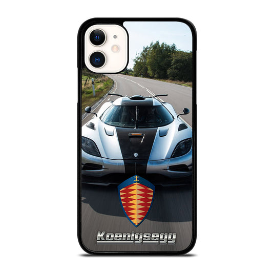 KOENIGSEGG CAR WHITE iPhone 11 Case Cover