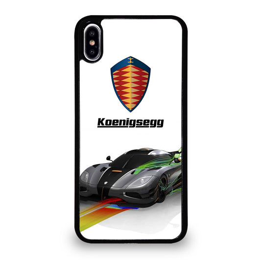 KOENIGSEGG GREY CAR iPhone XS Max Case Cover