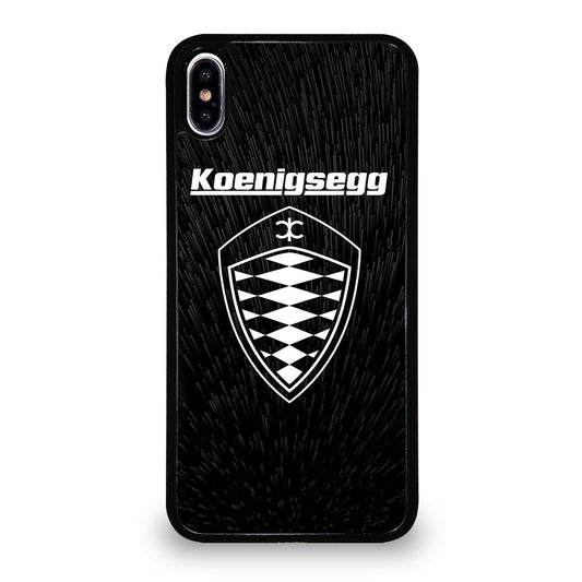 KOENIGSEGG LOGO BLACK iPhone XS Max Case Cover