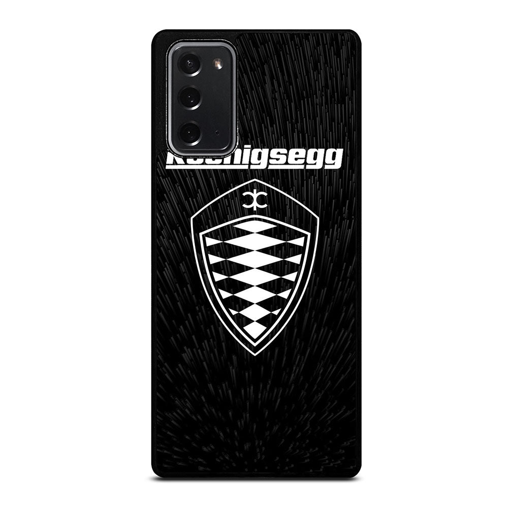 KOENIGSEGG LOGO BLACK Samsung Galaxy Note 20 Case Cover