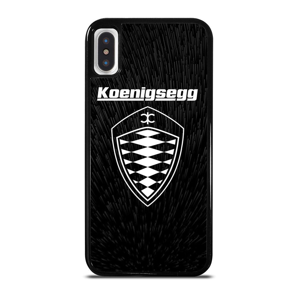 KOENIGSEGG LOGO BLACK iPhone X / XS Case Cover