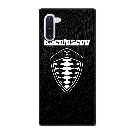 KOENIGSEGG LOGO BLACK Samsung Galaxy Note 10 Case Cover