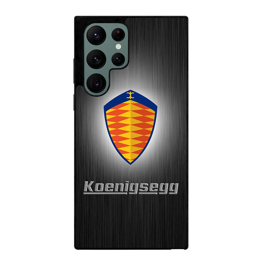 KOENIGSEGG METAL LOGO Samsung Galaxy S22 Ultra Case Cover
