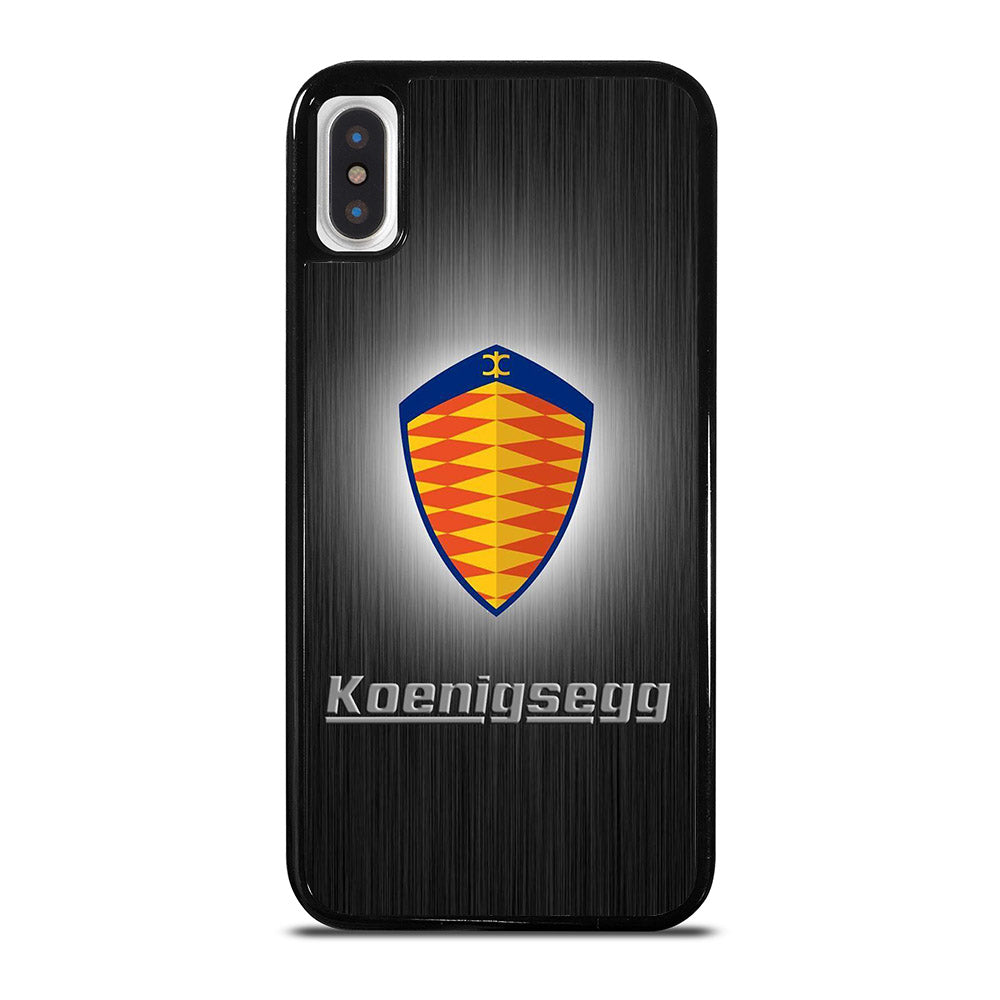 KOENIGSEGG METAL LOGO iPhone X / XS Case Cover