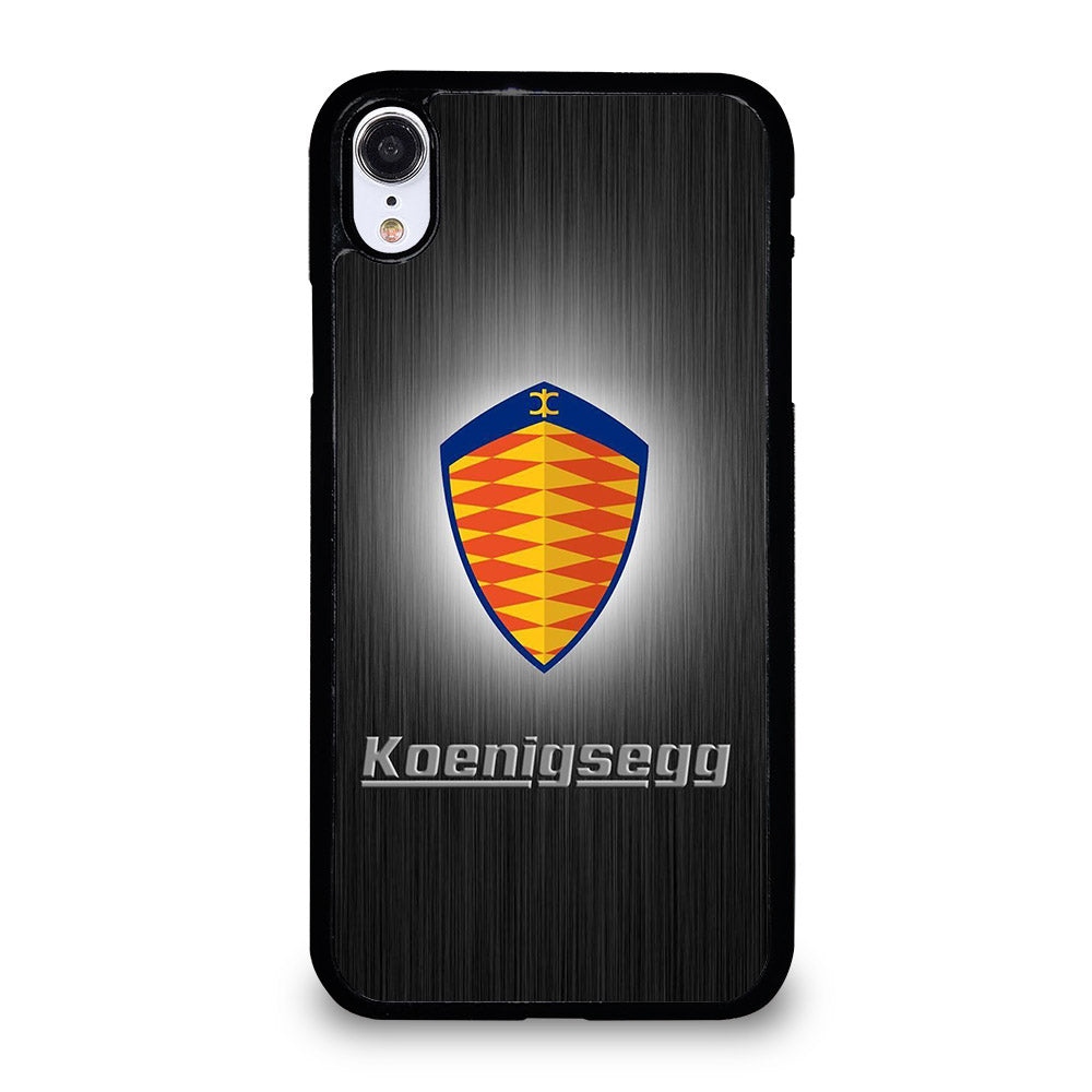 KOENIGSEGG METAL LOGO iPhone XR Case Cover