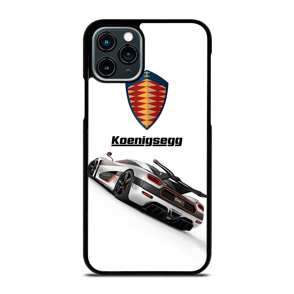 KOENIGSEGG WHITE CAR iPhone 11 Pro Case Cover