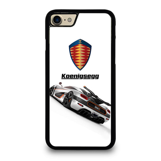 KOENIGSEGG WHITE CAR iPhone 7 / 8 Case Cover