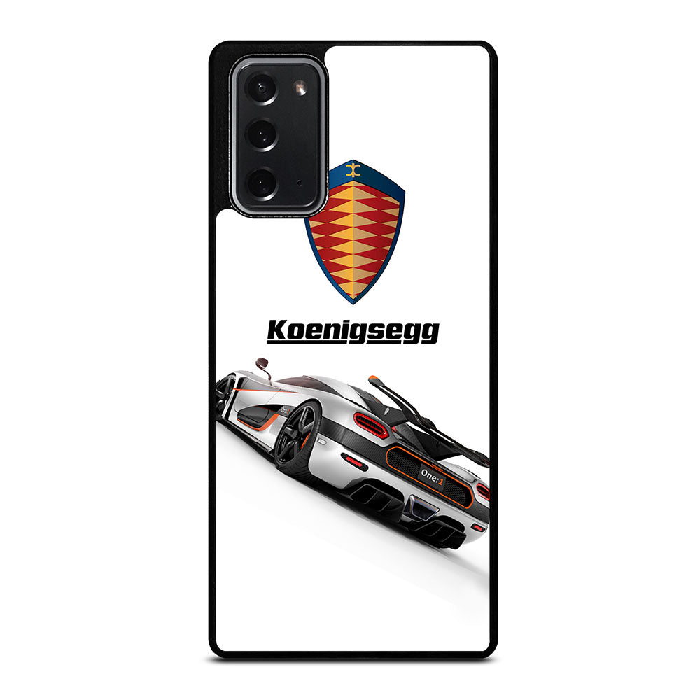 KOENIGSEGG WHITE CAR Samsung Galaxy Note 20 Case Cover