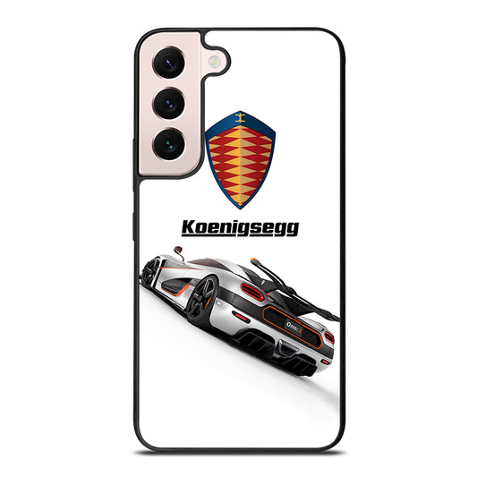 KOENIGSEGG WHITE CAR Samsung Galaxy S22 Plus Case Cover